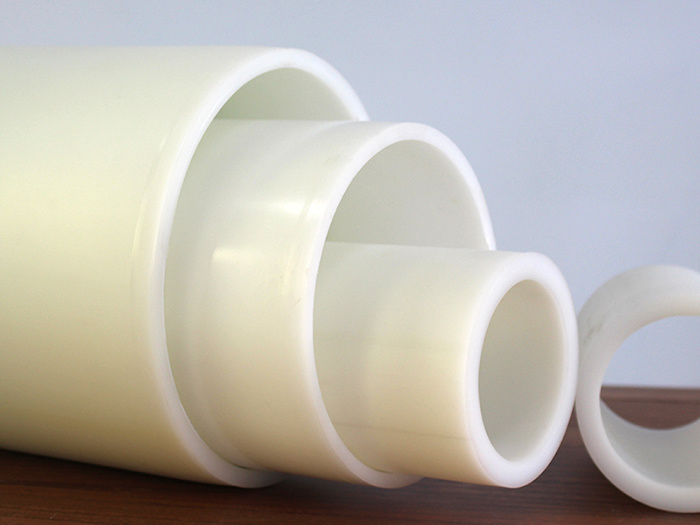 White PE pipe